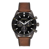  Shop Authentic Movado Heritage Series 29mm Calendoplan Chronograph Black Dial Brown Leather Strap Watch For Men - 3650060 - Luxxuri