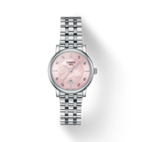  Shop Authentic Tissot Carson Premium Lady Mother of Pearl Pink Dial Silver Steel Strap Watch For Women - T122.210.11.159.00 - Luxxuri