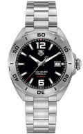  Shop Authentic Tag Heuer Formula 1 Automatic Black Dial Silver Steel Strap Watch for Men - WAZ2113.BA0875 - Luxxuri