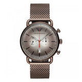  Shop Authentic Emporio Armani Aviator Chronograph Grey Dial Brown Mesh Bracelet Watch For Men - AR11169 - Luxxuri
