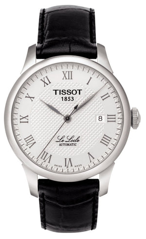  Shop Authentic Tissot T Classic Le Locle Automatic Silver Dial Black Leather Strap Watch For Men - T41.1.423.33 - Luxxuri