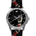  Shop Authentic Gucci Le Marche Des Merveilles Black Dial Black Leather Strap Unisex Watch - YA1264007 - Luxxuri