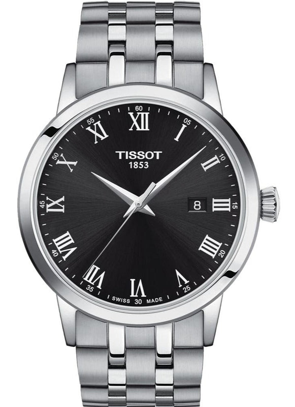  Shop Authentic Tissot Classic Dream Black Dial Silver Steel Strap Watch For Men - T129.410.11.053.00 - Luxxuri