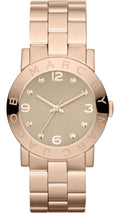  Shop Authentic Marc Jacobs Amy Glitz Brown Dial Rose Gold Steel Strap Watch for Women - MBM3221 - Luxxuri