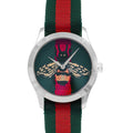  Shop Authentic Gucci Le Marche des Merveilles Red & Green Dial Red & Green Nylon Strap Unisex Watch - YA1264060 - Luxxuri