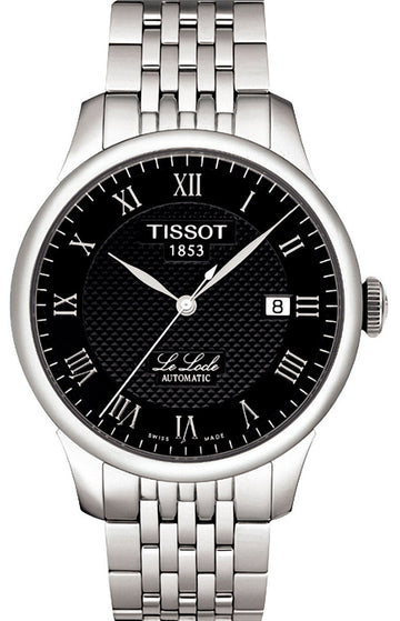  Shop Authentic Tissot Le Locle Automatic Black Dial Silver Steel Strap Watch For Men - T41.1.483.53 - Luxxuri