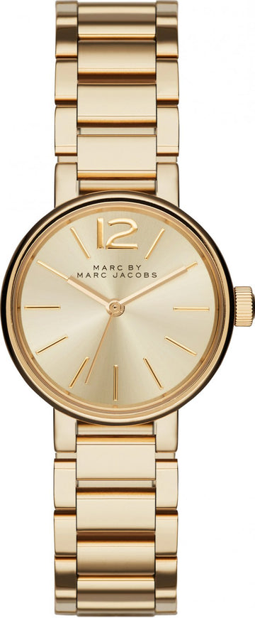  Shop Authentic Marc Jacobs Peggy Gold Dial Gold Steel Strap Watch for Women - MBM3405 - Luxxuri