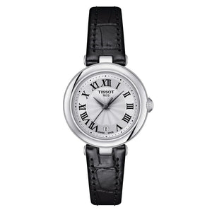  Shop Authentic Tissot Bellissima Small Lady Silver Dial Black Leather Strap Watch For Women - T126.010.16.013.00 - Luxxuri