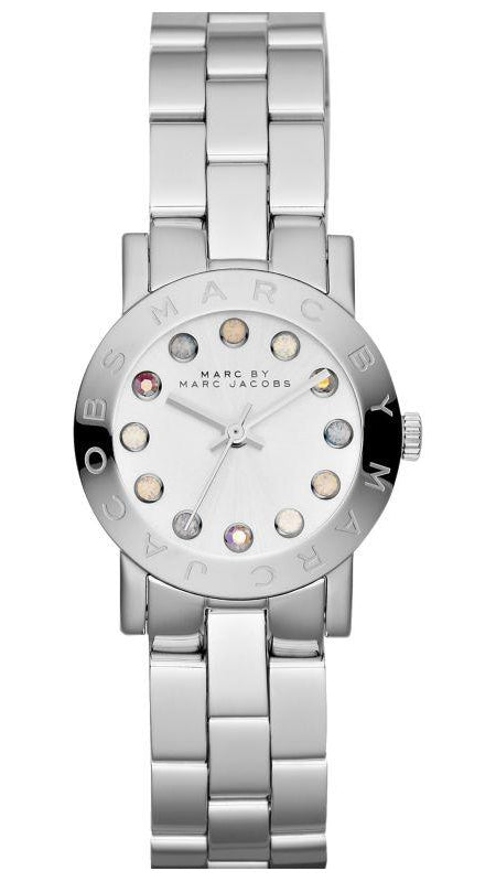  Shop Authentic Marc Jacobs Amy White Dial Silver Steel Strap Watch for Women - MBM3217 - Luxxuri