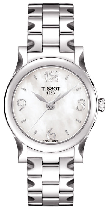 Shop Authentic Tissot Stylis-T Mother of Pearl Dial Watch For Women - T028.210.11.117.02 - Luxxuri