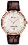  Shop Authentic Tissot Carson Premium Powermatic 80 White Dial Brown Leather Strap Watch For Men - T122.407.36.031.00 - Luxxuri