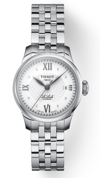  Shop Authentic Tissot Le Locle Automatic Lady Silver Dial Silver Steel Strap Watch For Women - T41.1.183.16 - Luxxuri