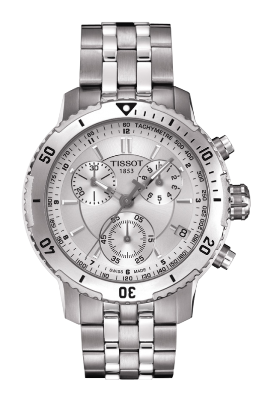  Shop Authentic Tissot PRS 200 Chronograph Silver Dial Watch For Men - T067.417.11.031.00 - Luxxuri