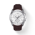  Shop Authentic Tissot Couturier Chronograph White Dial Brown Leather Strap Watch For Men - T035.617.16.031.00 - Luxxuri