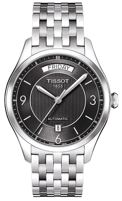  Shop Authentic Tissot T Classic T One Automatic Black Dial Silver Steel Strap Watch For Men - T038.430.11.057.00 - Luxxuri
