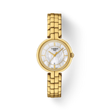  Shop Authentic Tissot Flamingo Mother of Pearl White Dial Gold Steel Strap Watch For Women - T094.210.33.111.00 - Luxxuri