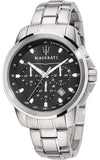  Shop Authentic Maserati Successo Chronograph Black Dial Silver Steel Strap Watch For Men - R8873621001 - Luxxuri