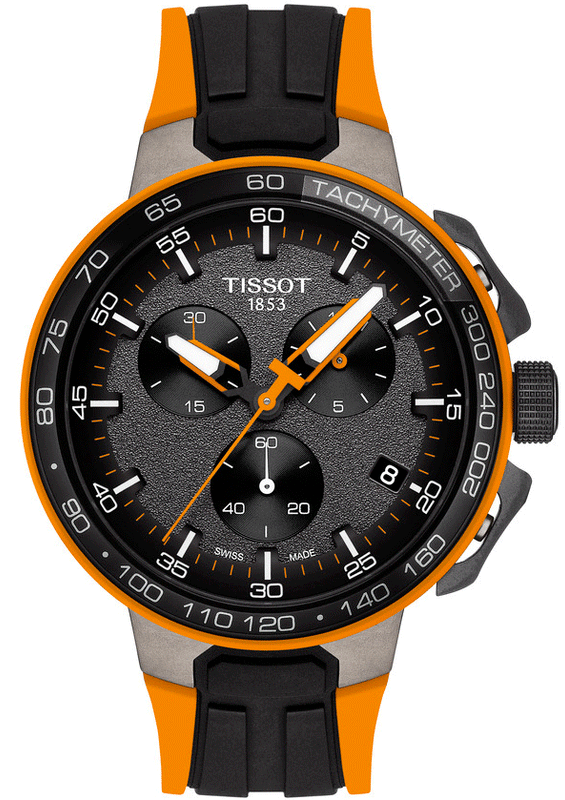  Shop Authentic Tissot T Race Cycling Chronograph Black Dial Two Tone Rubber Strap Watch For Men - T111.417.37.441.04 - Luxxuri