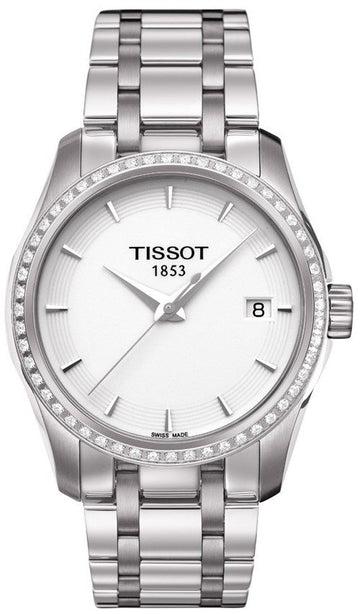  Shop Authentic Tissot T Trend Couturier Lady White Dial Watch For Women - T035.210.61.011.00 - Luxxuri