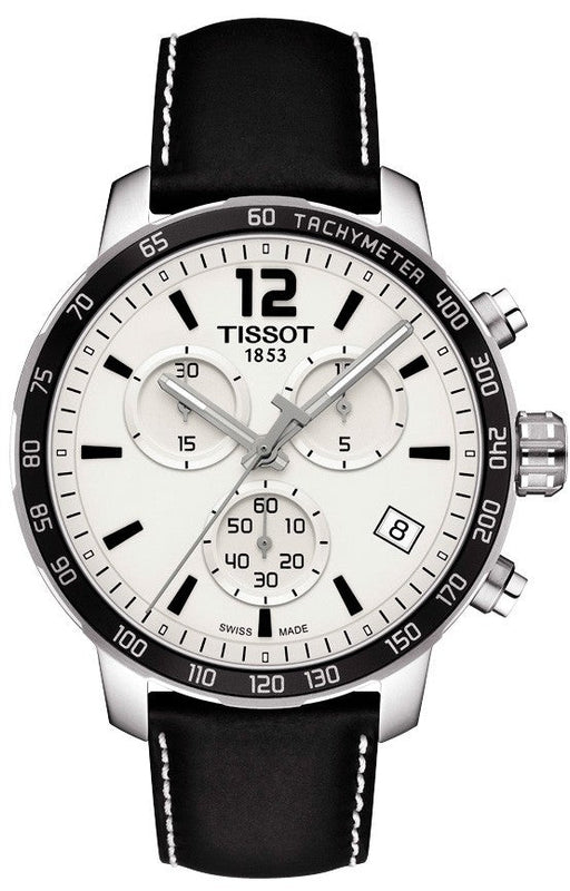  Shop Authentic Tissot Quickster Chronograph Quartz Watch For Men - T095.417.16.037.00 - Luxxuri