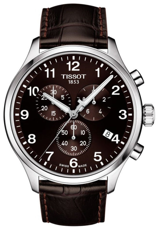  Shop Authentic Tissot T Sport Chrono XL Classic Brown Dial Brown Leather Strap Watch For Men - T116.617.16.297.00 - Luxxuri