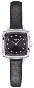  Shop Authentic Tissot Lovely Square Quartz Diamonds Black Dial Black Leather Strap Watch For Women - T058.109.16.056.00 - Luxxuri