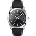  Shop Authentic Tissot Gentleman Black Dial Black Leather Strap Watch For Men - T127.410.16.051.00 - Luxxuri