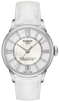  Shop Authentic Tissot Chemin Des Tourelles Powermatic 80 Lady White Dial White Leather Strap Watch For Women - T099.207.16.116.00 - Luxxuri