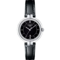  Shop Authentic Tissot T Lady Flamingo Black Dial Black Leather Strap Watch For Women - T094.210.16.051.00 - Luxxuri