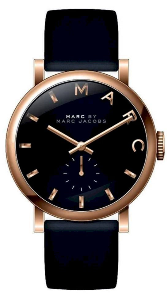  Shop Authentic Marc Jacobs Baker Black Dial Black Leather Strap Watch for Women - MBM8633 - Luxxuri