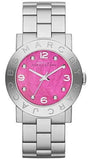  Shop Authentic Marc Jacobs Amy Pink Dial Silver Steel Strap Watch for Women - MBM8623 - Luxxuri