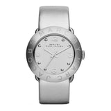 Shop Authentic Marc Jacobs Amy Silver Dial Silver Leather Strap Watch for Women - MBM8626 - Luxxuri