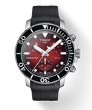  Shop Authentic Tissot Seastar 1000 Chronograph Red Dial Black Rubber Strap Watch For Men - T120.417.17.421.00 - Luxxuri
