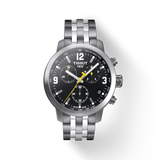  Shop Authentic Tissot PRC 200 Chronograph Black Dial Stainless Steel Watch For Men - T0554171105700 - Luxxuri