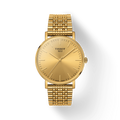  Shop Authentic Tissot T Classic Everytime Medium Gold Dial Gold Mesh Bracelet Watch For Men - T109.410.33.021.00 - Luxxuri