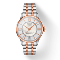 Tissot Chemin Des Tourelles Powermatic 80 Lady Silver Dial Two Tone Steel Strap Watch For Women - T099.207.22.118.02