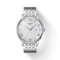 Tissot T Classic Tradition Silver Dial Silver Steel Strap Watch For Men - T063.610.11.038.00