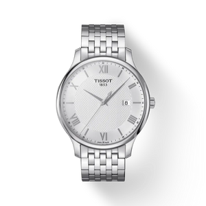  Shop Authentic Tissot T Classic Tradition Silver Dial Silver Steel Strap Watch For Men - T063.610.11.038.00 - Luxxuri