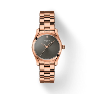  Shop Authentic Tissot T Wave Anthracite Dial Rose Gold Steel Strap Watch For Women - T112.210.33.061.00 - Luxxuri