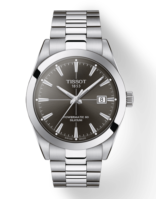  Shop Authentic Tissot Gentleman Powermatic 80 Silicium Black Dial Silver Steel Strap Watch For Men - T127.407.11.061.01 - Luxxuri