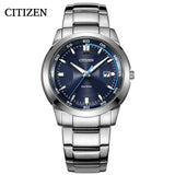  Shop Authentic Citizen Eco Drive Blue Dial Silver Stainless Steel Watch For Men - BM7140-54L - Luxxuri