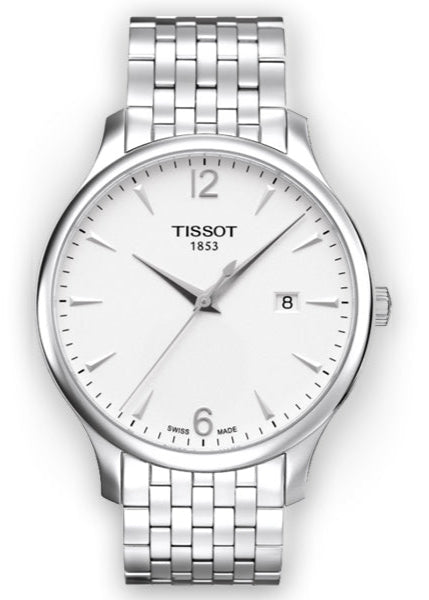 Shop Authentic Tissot T Classic Tradition White Dial Silver Steel Strap Watch For Men - T063.610.11.037.00 - Luxxuri