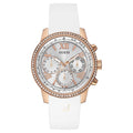  Shop Authentic Guess Sport White Dial White Rubber Strap Watch For Women - W0616L1 - Luxxuri