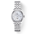 Tissot Le Locle Automatic Diamonds Mother of Pearl Dial Silver Steel Strap Watch For Women - T006.207.11.116.00