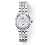  Shop Authentic Tissot Le Locle Automatic Diamonds Mother of Pearl Dial Silver Steel Strap Watch For Women - T006.207.11.116.00 - Luxxuri