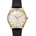  Shop Authentic Gucci G-Timeless Mother of Pearl Dial Black Leather Strap Watch For Women - YA126589 - Luxxuri