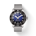Tissot Seastar 1000 Powermatic 80 Blue Dial SIlver Mesh Bracelet Watch For Men - T120.407.11.041.02