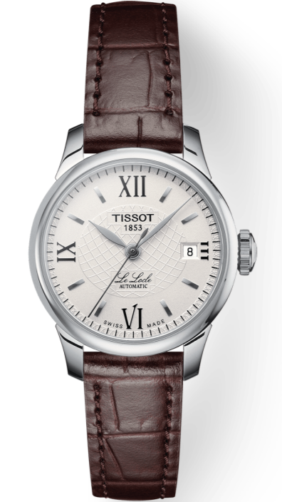  Shop Authentic Tissot Le Locle Automatic Lady Silver Dial Brown Leather Strap Watch For Women - T41.1.113.77 - Luxxuri