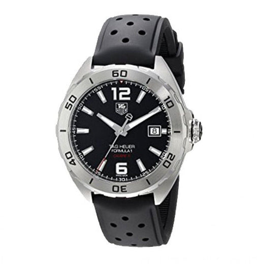  Shop Authentic Tag Heuer Formula 1 Automatic Black Dial Black Rubber Strap Watch for Men - WAZ2113.FT8023 - Luxxuri