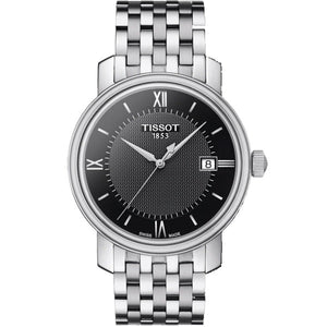  Shop Authentic Tissot T Classic Bridgeport Black Dial Silver Steel Strap Watch For Men - T097.410.11.058.00 - Luxxuri